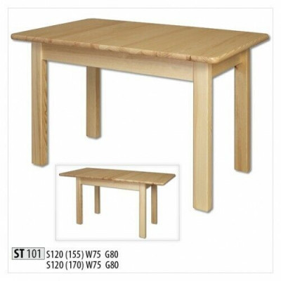 Dining table wood tables living dining room table 120/170x80cm solid wood dining tables