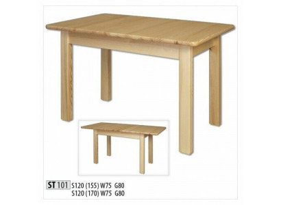 Dining table wood tables living dining room table 120/170x80cm solid wood dining tables