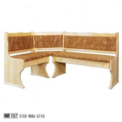 Corner bench, wooden bench, solid benches, kitchen, dining area, corner seat, solid wood, wooden furniture, new.