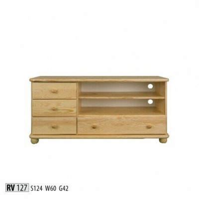 RTV sideboard wooden dresser sideboards living room dressers 124cm solid furniture