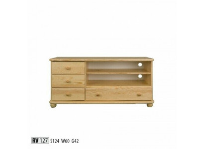 RTV sideboard wooden dresser sideboards living room dressers 124cm solid furniture