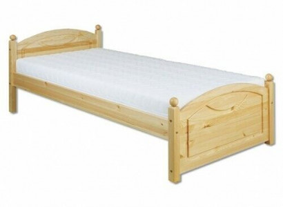 Youth bed pine children's bed solid wood wooden bed 100x200 with wooden bed frame