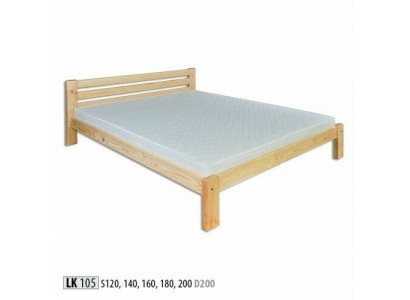 Wooden bed slatted frame double bed solid wood furniture wooden furniture handmade 200*200 cm