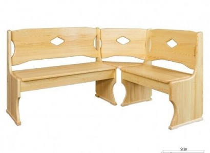 Corner bench solid wood pine solid wood dining room country house handmade corner benches