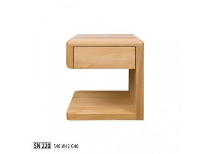 Massive nightstand bedside cabinet dresser handmade wooden furniture bedside table