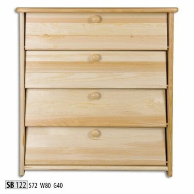 Shoe Cabinet 4 Compartment Dresser Solid Wood Furniture Shoe Tilt Shoe Rack