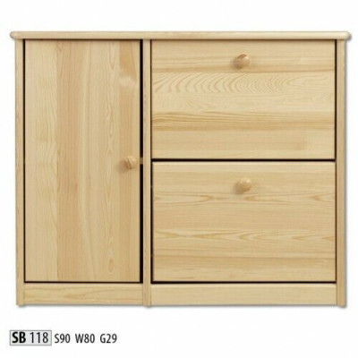 Shoe cabinet compartment dresser solid wood furniture shoe tilt-out shoe rack shelf