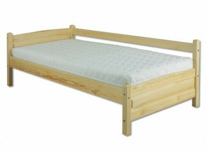 Solid wood bed, pine wood bed frame 90x200, solid wood guest bed, handmade, new