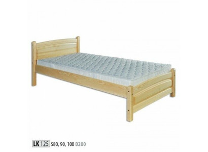 Solid wood bed pine wood bed frame 100x200 solid wood guest bed handmade new