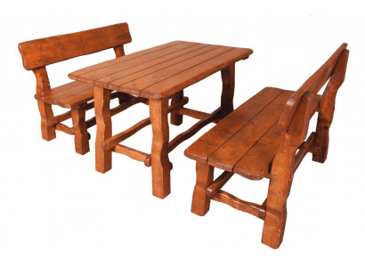 Garden bench park bench garden furniture 3-seater bench wooden furniture handmade new