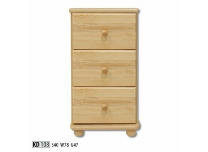 Massive nightstand bedside table chest of drawers handmade wood furniture