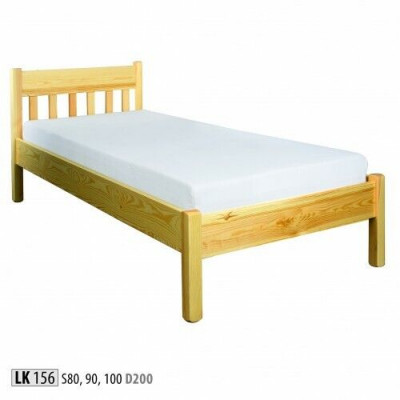 Solid wood bed 100x200 single bed pine solid youth bed full wood bed