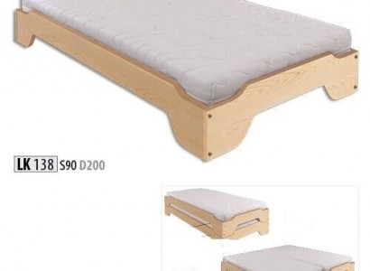 Solid wood bed 90x200 single bed pine solid youth bed solid wood bed new