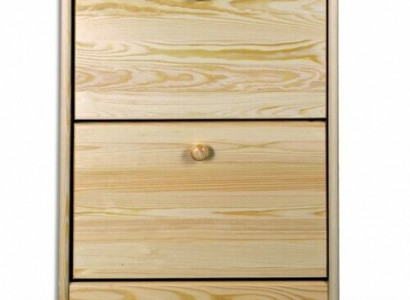 Shoe cabinet 4-compartment dresser solid wood furniture shoe bin shelf
