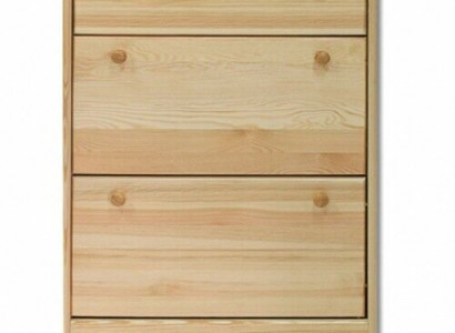 Shoe chest made from real wood, handcrafted shoe tilters, shoe chest with 3 drawers