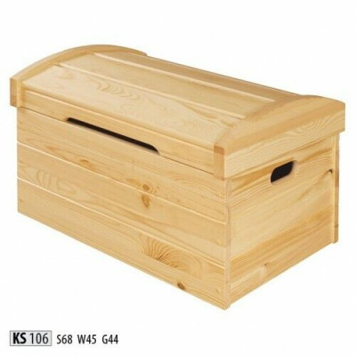 Solid Wood Furniture Box Handcrafted Wooden Furniture Chest Real Wood 68x44cm