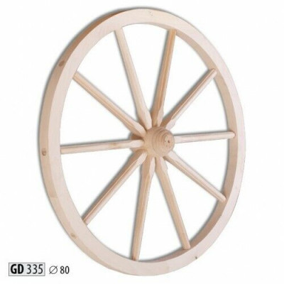 Wagon wheel wooden wheel spoke wheel 80 cm wall decoration horse wheel decor new garden