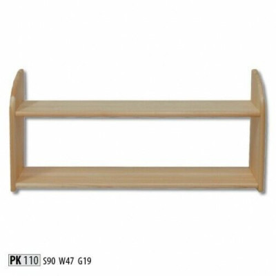 Wall shelf bookcase new solid pine wood office shelf storage wood new