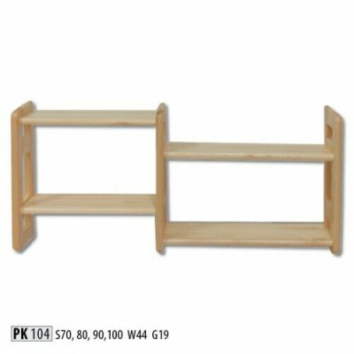 Wall shelf, bookcase, bookshelf, living room wall shelf, real wood.