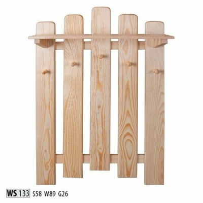 Wardrobe wall coat rack with 5 hooks, wall panel hallway wardrobe wardrobe panel