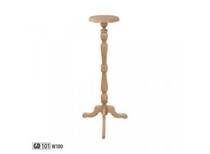 Stand for flowers wooden stand Russian work stand made of real wood base