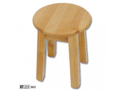 Wooden stool, seat stool, stool, guest stool, solid pine, kitchen chair, bench, new