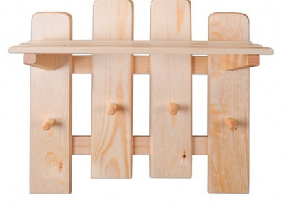 Coat rack panel wall coat rack coat rack rail pine wood handmade