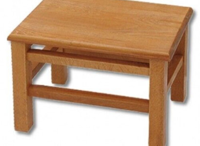 Solid wood stool bench pine footstool real wood
