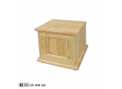 Solid Wood Box Furniture Wood Furniture Handcrafted Box Chest Real Wood 45x45cm