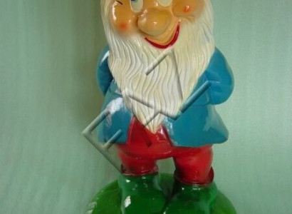 Dwarf figure garden statue sculpture figures sculptures decoration decor new 47 cm