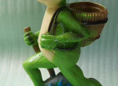 Design Frog Figure Garden Statue Sculpture Figures Sculptures Decoration New