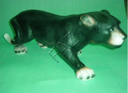 Design Puma Head Figure Statue Sculpture Figures Sculptures Garden Decoration Abstract