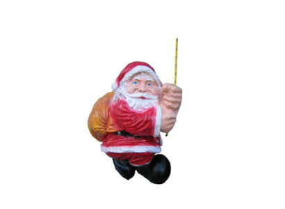 Santa Claus Nicholas Christmas 32cm Decoration Sleigh Figure Statue Decor