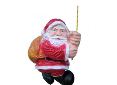 Santa Claus Nicholas Christmas 32cm Decoration Sleigh Figure Statue Decor