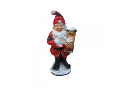 Santa Claus figure statue decoration figures decoration St. Nicholas sculpture 41cm new