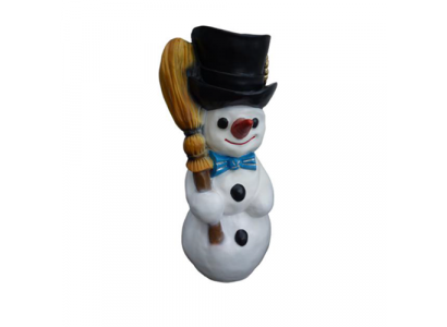 Snowman Figure Statue Decoration Figures Deco 43cm Winter New Statues New Sculpture