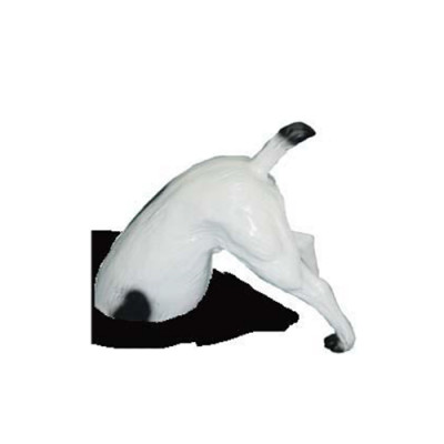 Crazy Garden Figure Statue Dog with Rear Part 35 cm Sculpture Figures Statues