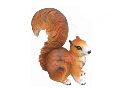 Squirrel Figure Statue Garden Decoration Sculpture Decor Sculptures