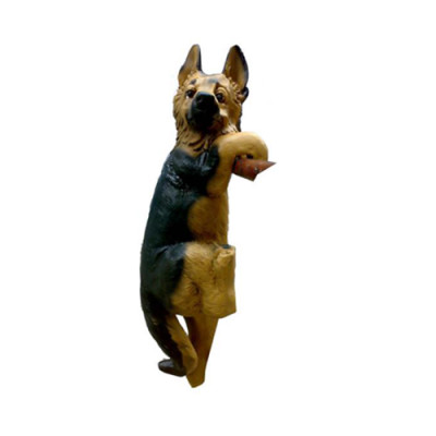 Decorative Figure, Statue, Sculpture 28 cm Figures, Statues, Sculptures, Garden Dog (A147)