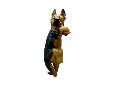 Decorative Figure, Statue, Sculpture 28 cm Figures, Statues, Sculptures, Garden Dog (A147)