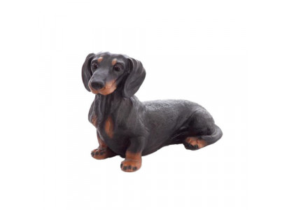 Dachshund figure statue garden sculpture decor sculptures decoration
