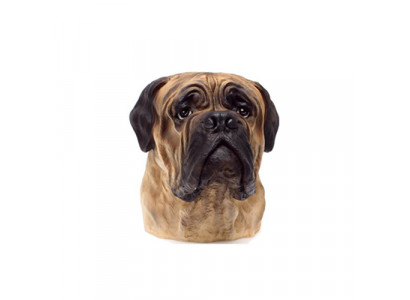 Decorative Figurine Statue Sculpture 35 cm Figures Statues Sculptures Bull Dog Bust A182