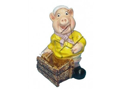 Design Pig Figure Garden Statue Sculpture Figures Sculptures Decoration c360 Item Condition: New