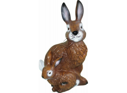 Design Hare Figure Garden Statue Sculpture Figures Sculptures Decoration New c649