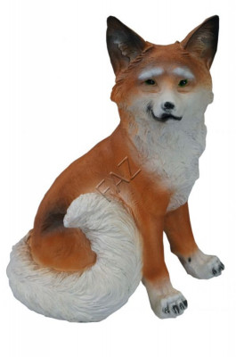 Design Fox Figure Garden Statue Sculpture Figures Sculptures Decor New c524