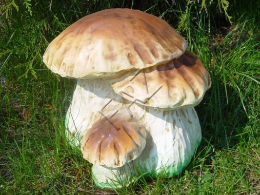 Design Mushroom Figure Statue Sculpture Figures Sculptures Decoration Decor New