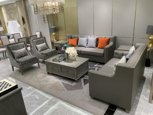 Armchair luxury upholstery designer textile single-seater upholstered chair single-seater furniture new