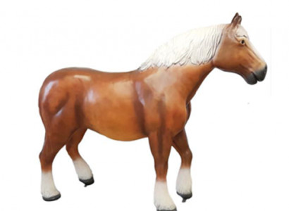 Russian Stallion Horse Decoration Figure Statues 80cm Statue Sculpture