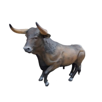 Life-size Bull Figure Decoration Statues Sculpture Garden Decorative Figures 240cm