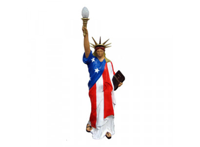 Statue of Liberty Figure Sculpture Liberty USA New York Lamp Lighting Light